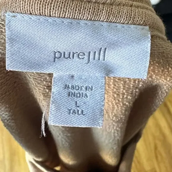 J. Jill Pure Textured Cotton Tunic Pullover Top – Size L - Picture 6 of 8